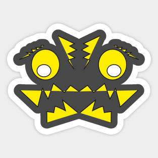 Mister confused funny face character Sticker